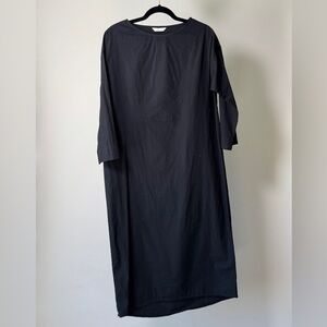 Elizabeth Suzann Lara Dress in Black Cotton, Size S